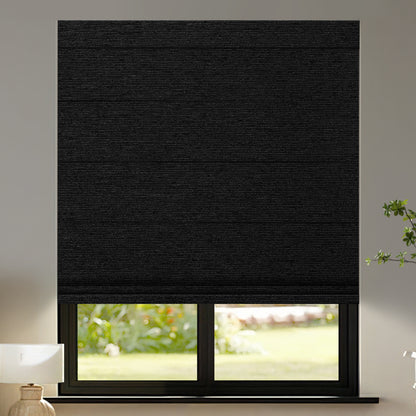 Kincmo Motorized Roman Shades 100% Blackout - Atlantic