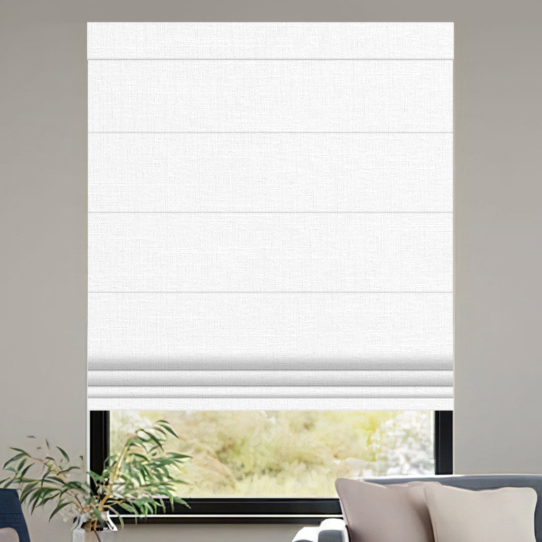 Kincmo Motorized Roman Shades 100% Blackout - Aurora