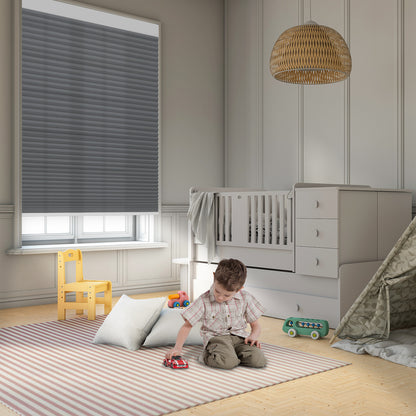 Kincmo Noise-Reducing, Light Filtering Motorized Cellular Shades | Double-Cell