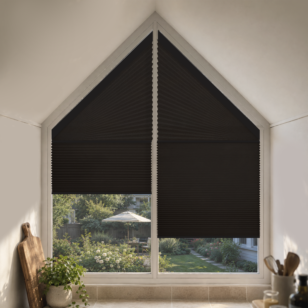 Kincmo Motorized Trapezoid Cellular Shades