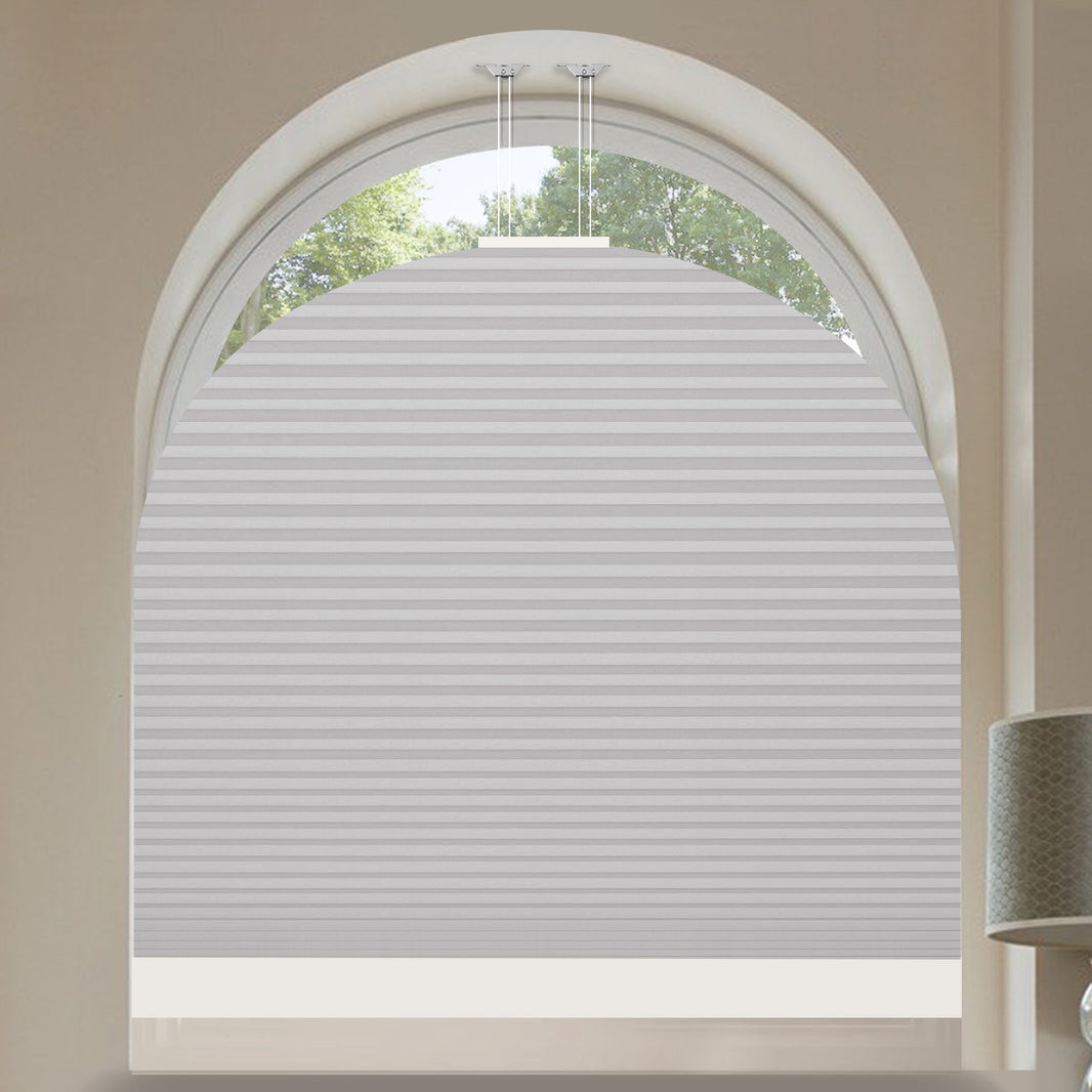 Kincmo Motorized Elongated Arched Cellular Shades