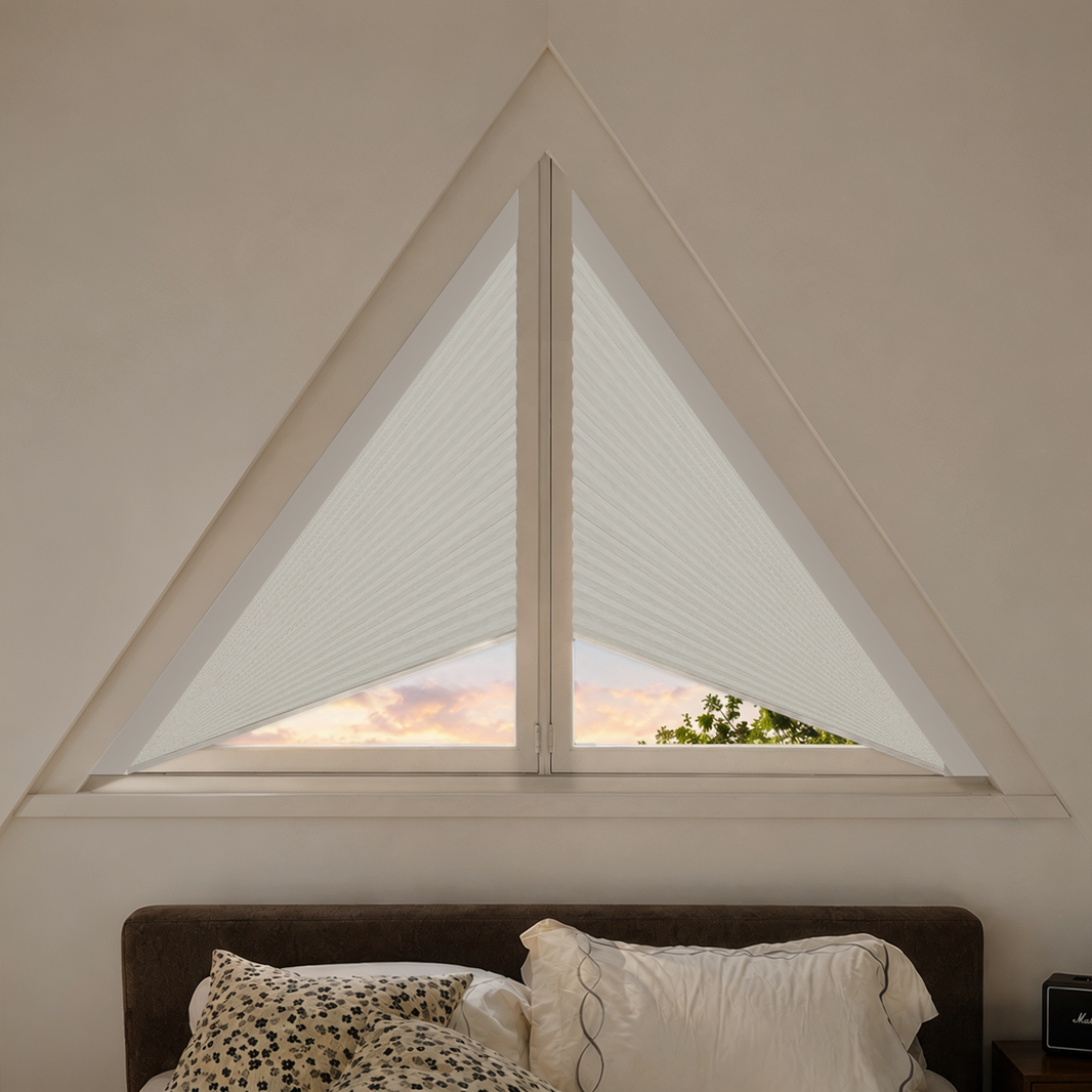 Kincmo Motorized Triangle Cellular Shades