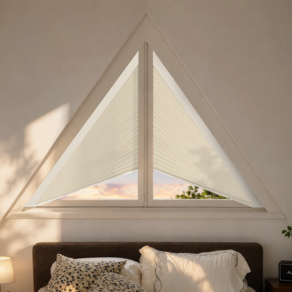 Kincmo Motorized Triangle Cellular Shades