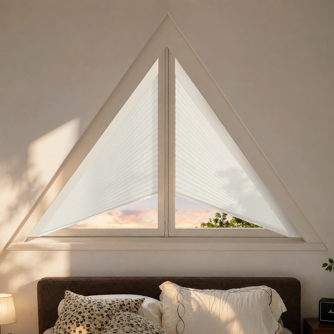 Kincmo Motorized Triangle Cellular Shades