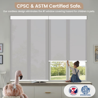 Kincmo Cordless UV Protection Solar Shades 1%/3%/5% Openness