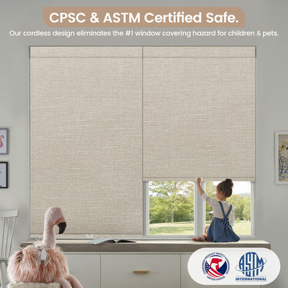 Kincmo Cordless 100% Blackout Roller Shades - Aurora