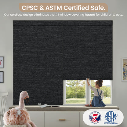 Kincmo Cordless 100% Blackout Roller Shades - Starscape