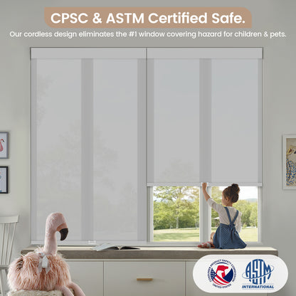 Kincmo Cordless UV Protection Solar Shades 0%/1%/3%/5% Openness