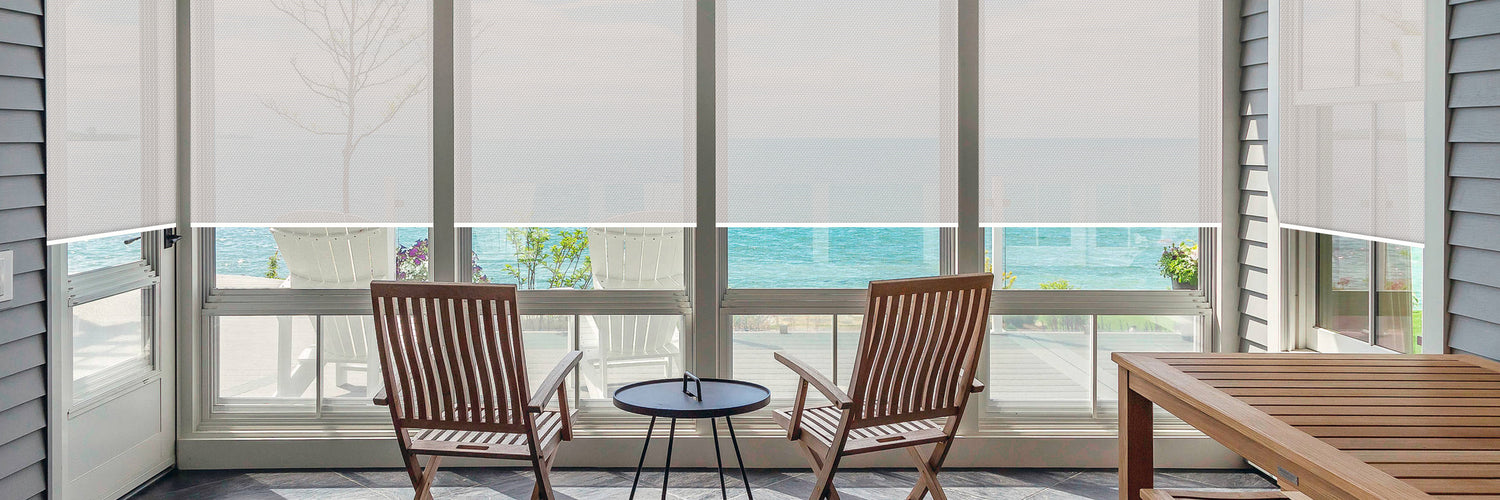 motorized sunscreen solar shades