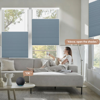 Top Down Bottom Up Cellular Shades Voice Control