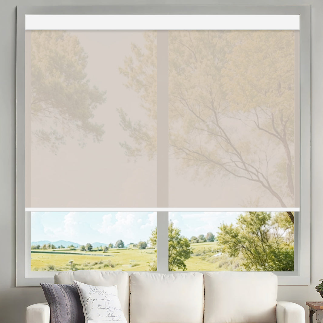 Kincmo Motorized UV Protection Solar Shades 1%/3%/5% Openness