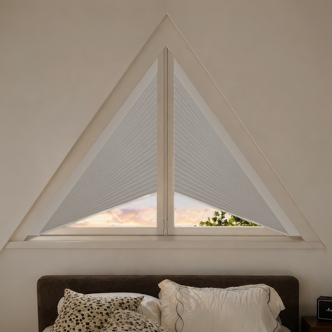 Kincmo Motorized Triangle Cellular Shades