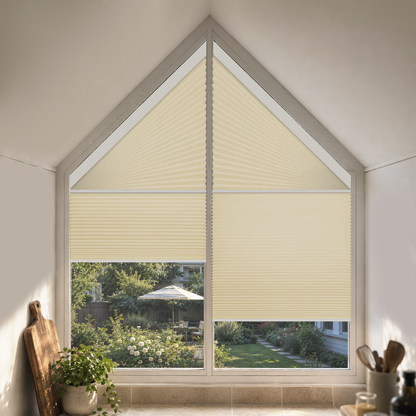 Kincmo Motorized Trapezoid Cellular Shades