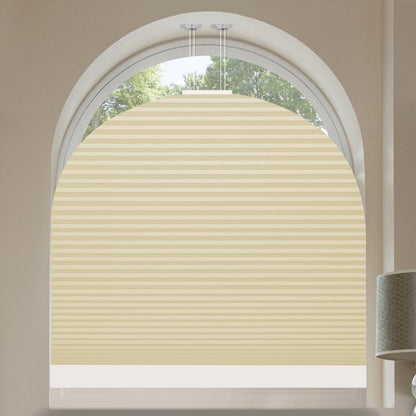 Kincmo Motorized Elongated Arched Cellular Shades