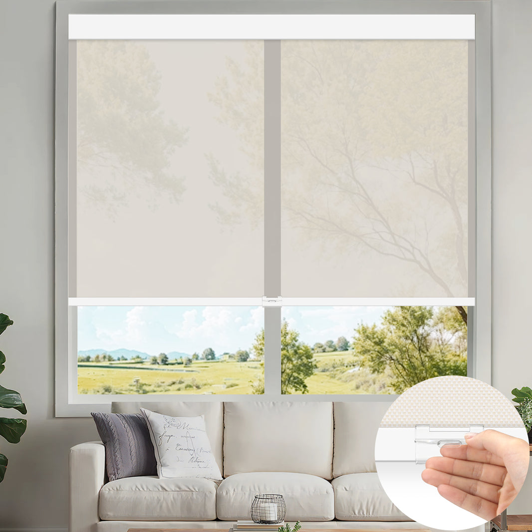 Kincmo Cordless UV Protection Solar Shades 1%/3%/5% Openness