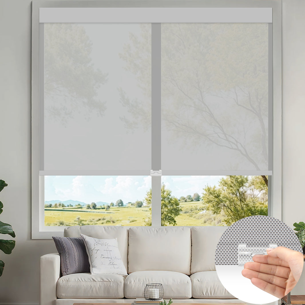Kincmo Cordless UV Protection Solar Shades 0%/1%/3%/5% Openness