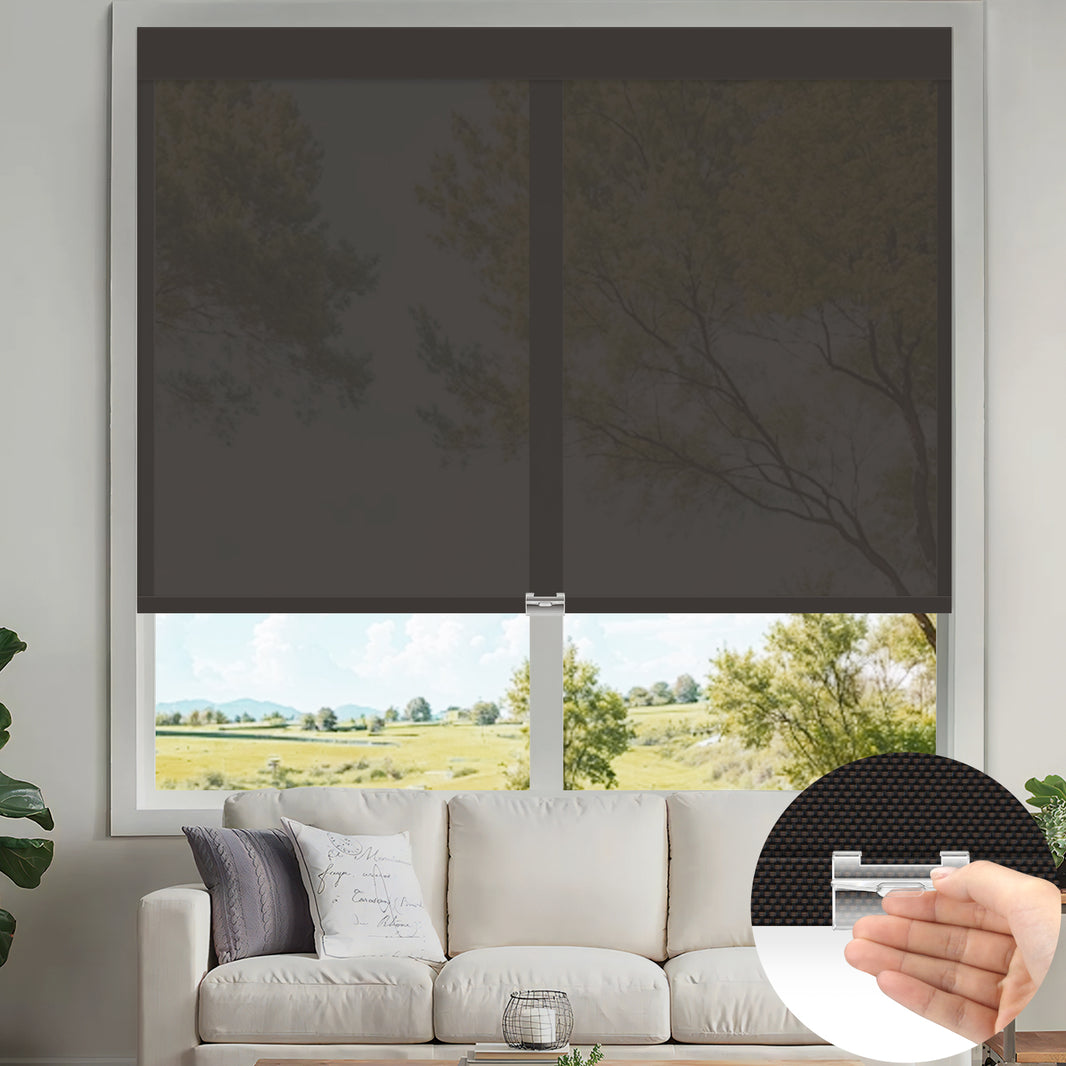 Kincmo Cordless UV Protection Solar Shades 0%/1%/3%/5% Openness