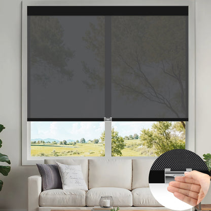 Kincmo Cordless UV Protection Solar Shades 1%/3%/5% Openness