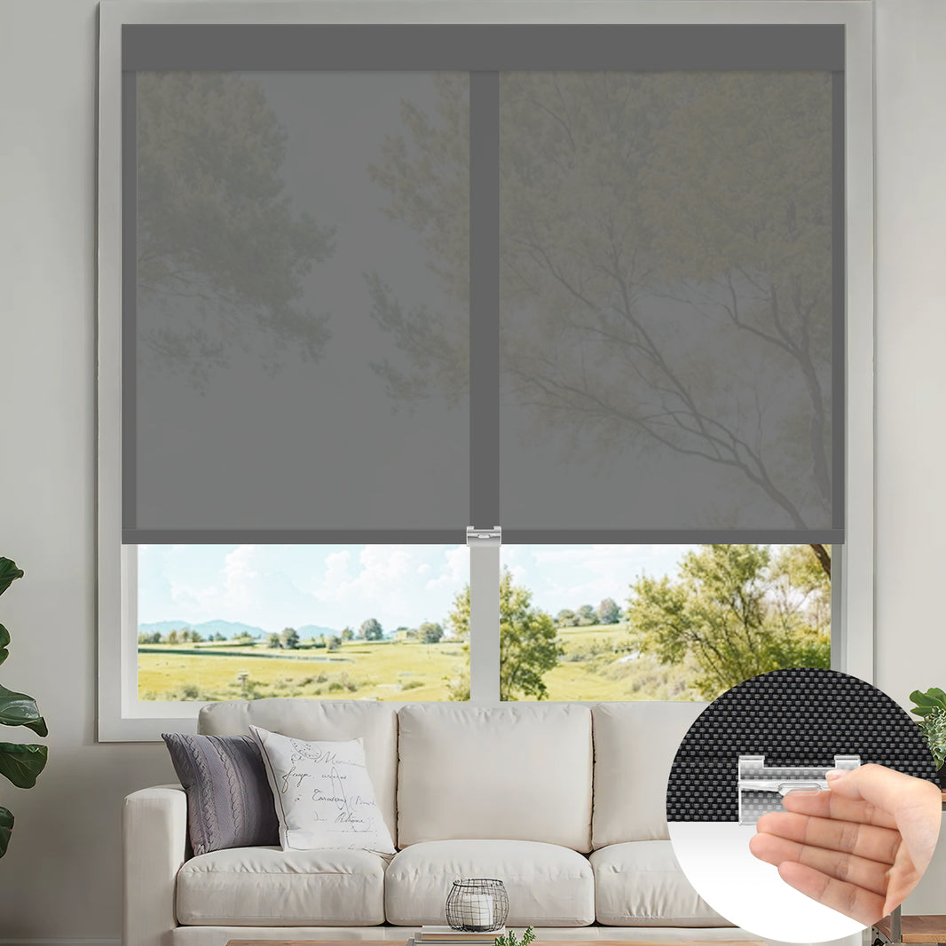 Kincmo Cordless UV Protection Solar Shades 0%/1%/3%/5% Openness