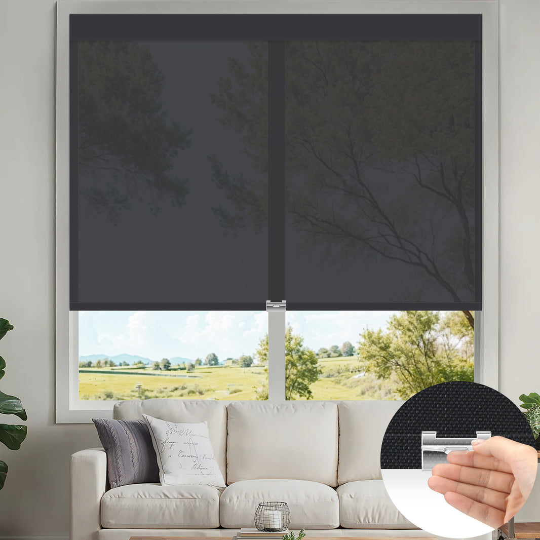 Kincmo Cordless UV Protection Solar Shades 0%/1%/3%/5% Openness