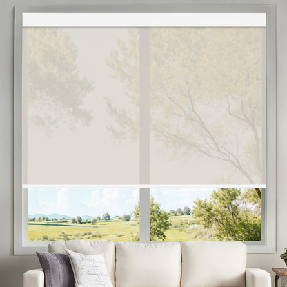 Kincmo Motorized UV Protection Solar Shades 0%/1%/3%/5% Openness