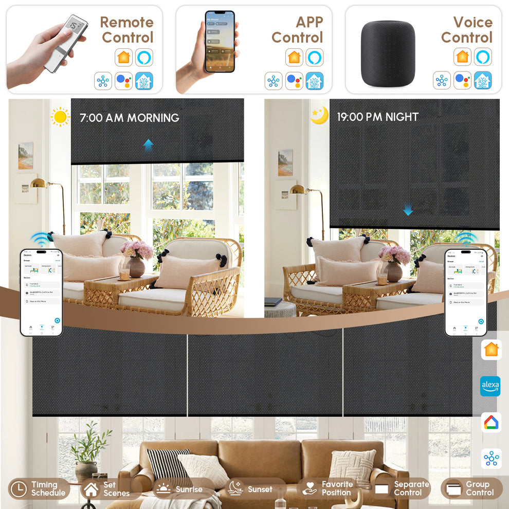 No Drill UV Protection Solar Shades, Sun Resistant Blinds | Kincmo
