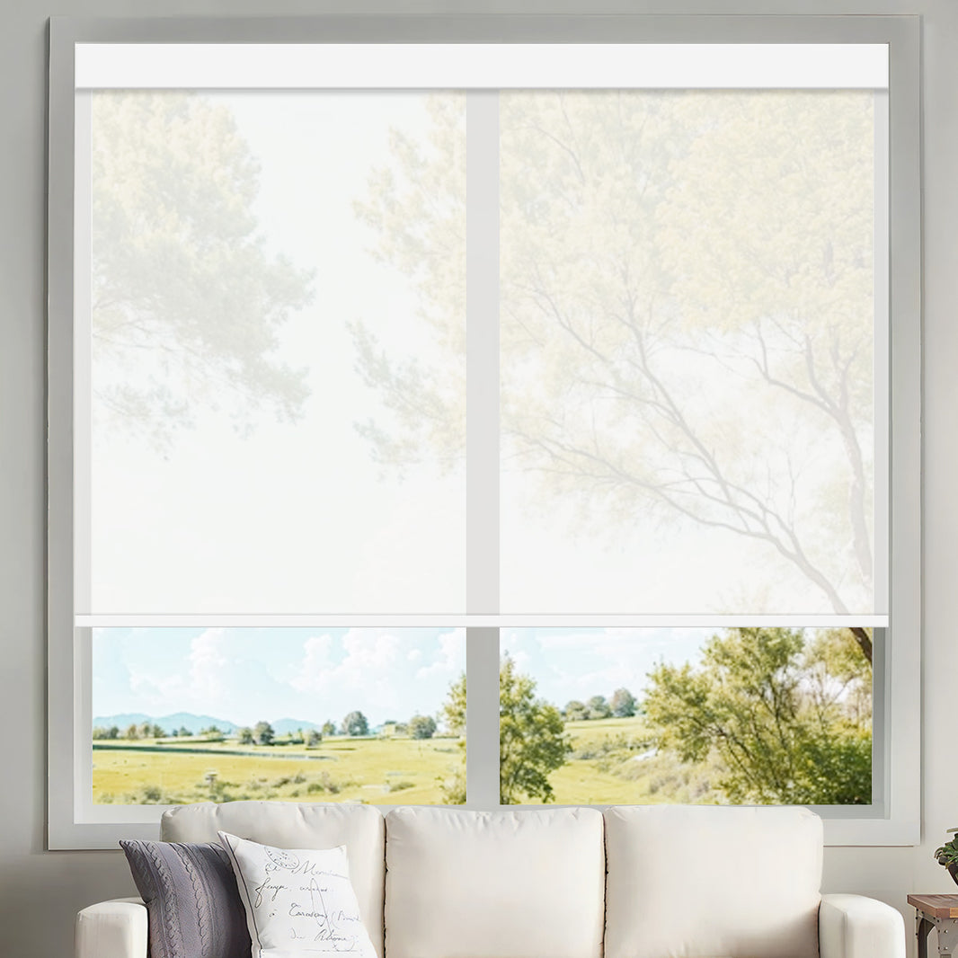 Kincmo Motorized UV Protection Solar Shades 0%/1%/3%/5% Openness