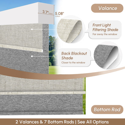 Kincmo Motorized Dual Shades