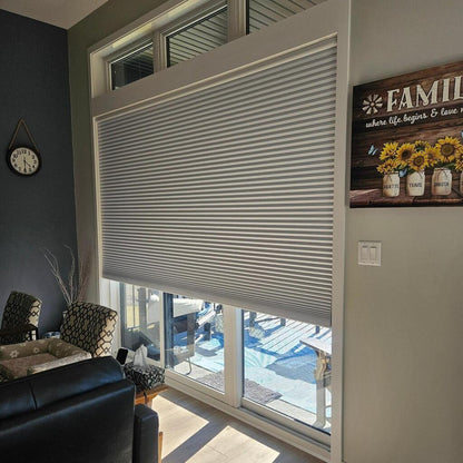 Kincmo 100% Blackout Motorized Cellular Shades