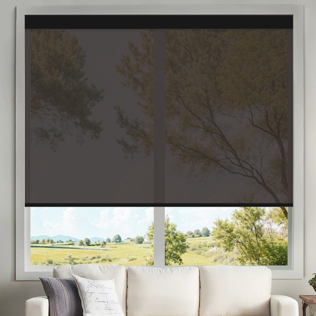 Kincmo Motorized UV Protection Solar Shades 1%/3%/5% Openness