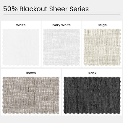 Kincmo Light Filtering Roller Fabric Swatches