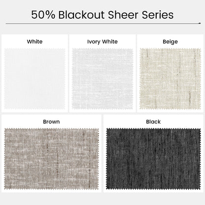 Kincmo Light Filtering Roller Fabric Swatches