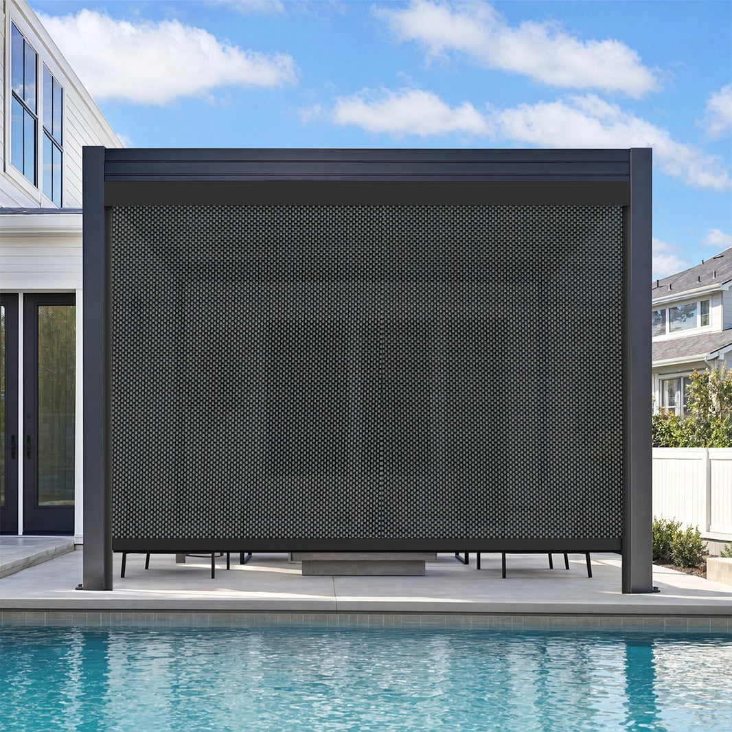 Kincmo Motorized Zipper Track Windproof & Smart Outdoor Screens