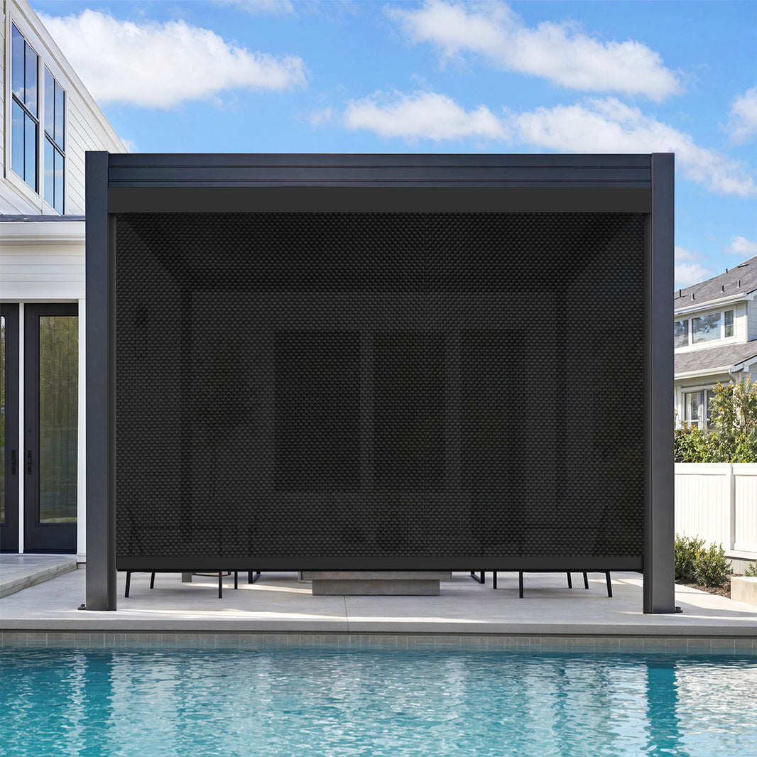 Kincmo Motorized Zipper Track Windproof & Smart Outdoor Screens