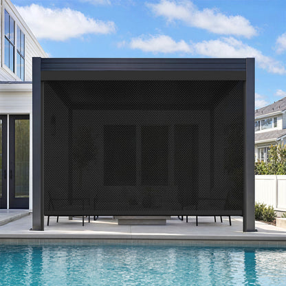 Kincmo Motorized Zipper Track Windproof & Smart Outdoor Screens