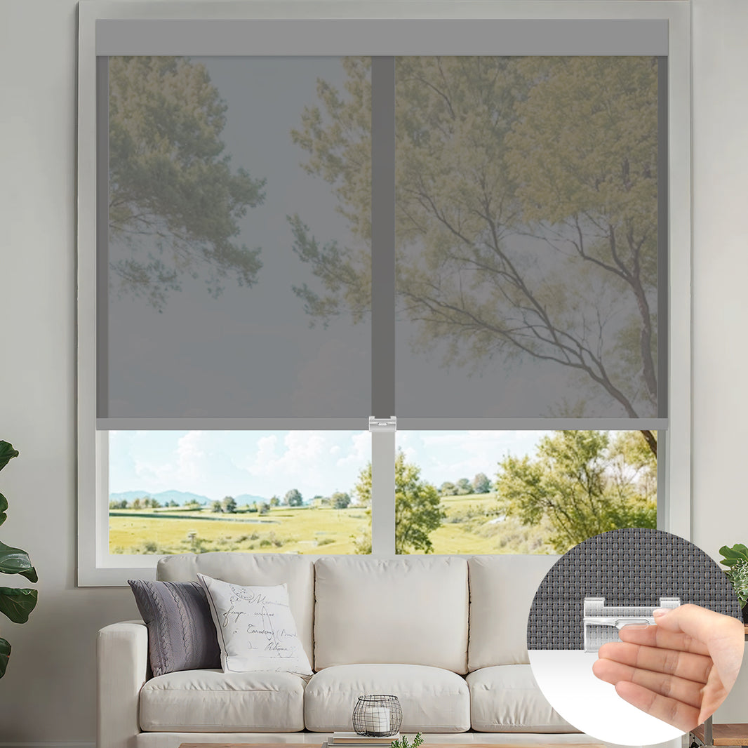 Kincmo Cordless UV Protection Solar Shades 0%/1%/3%/5% Openness