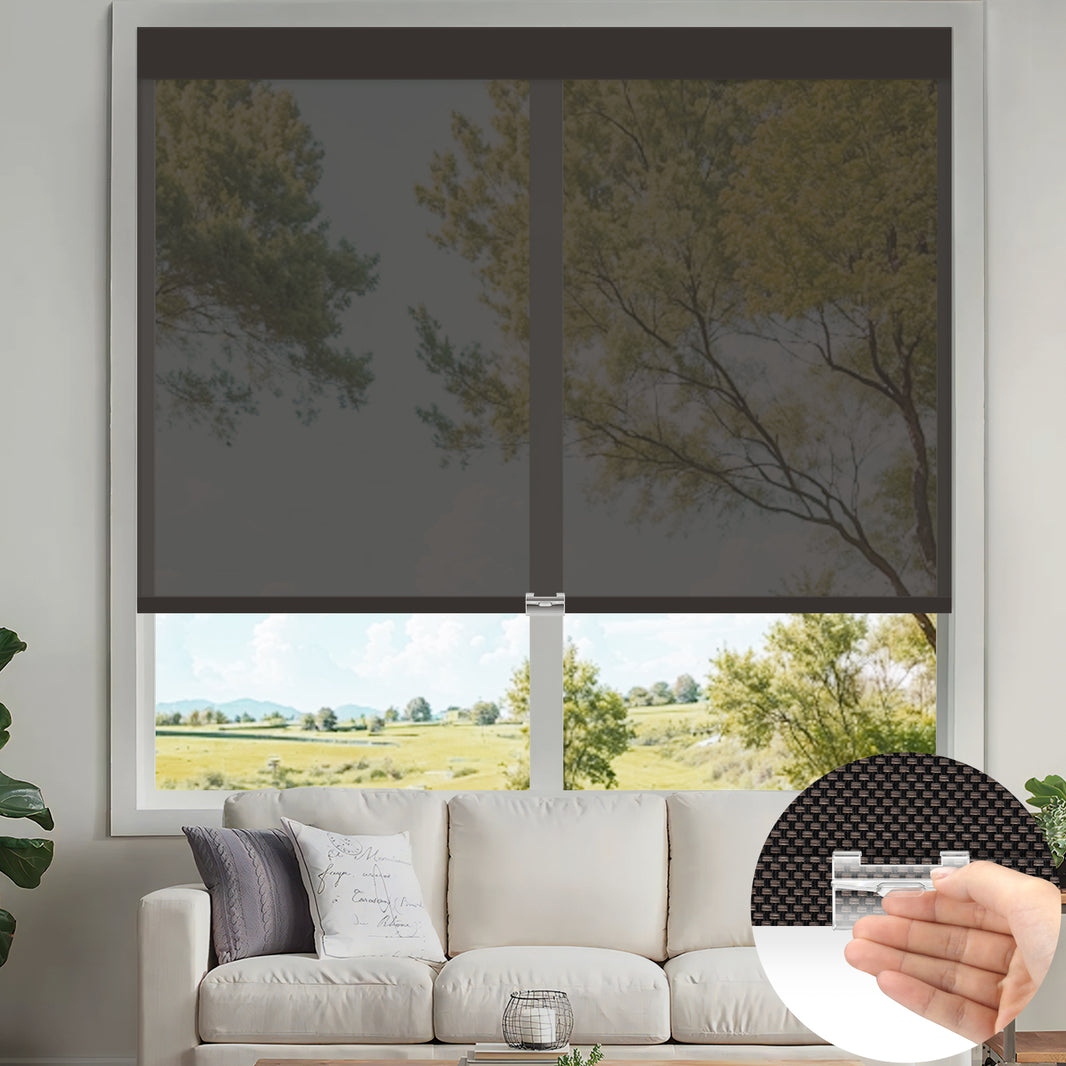 Kincmo Cordless UV Protection Solar Shades 0%/1%/3%/5% Openness