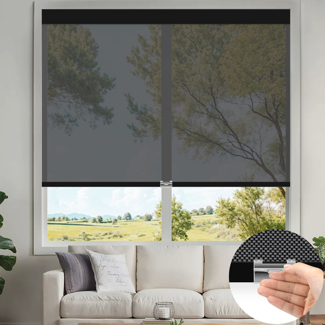 Kincmo Cordless UV Protection Solar Shades 1%/3%/5% Openness