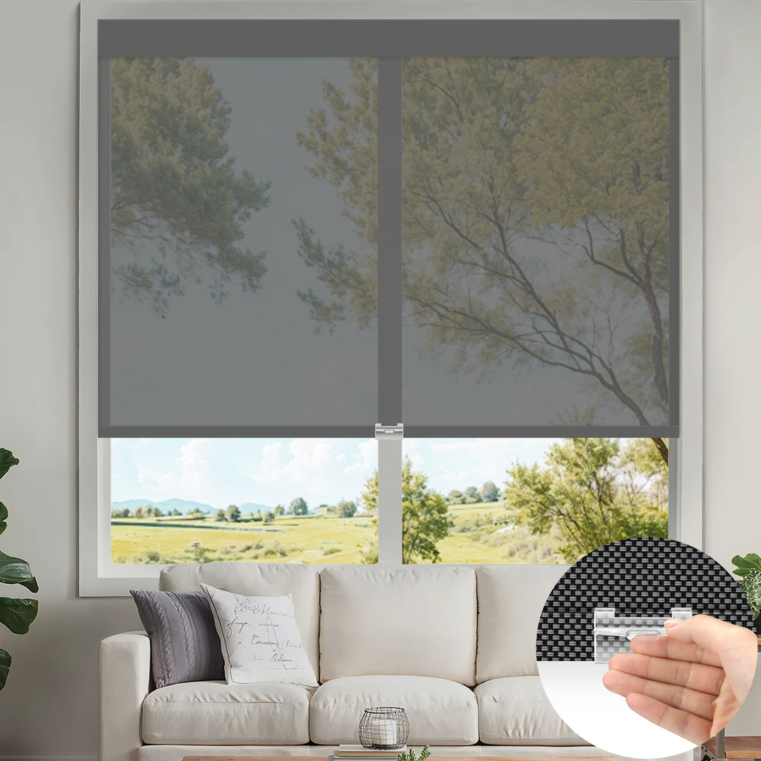 Kincmo Cordless UV Protection Solar Shades 0%/1%/3%/5% Openness