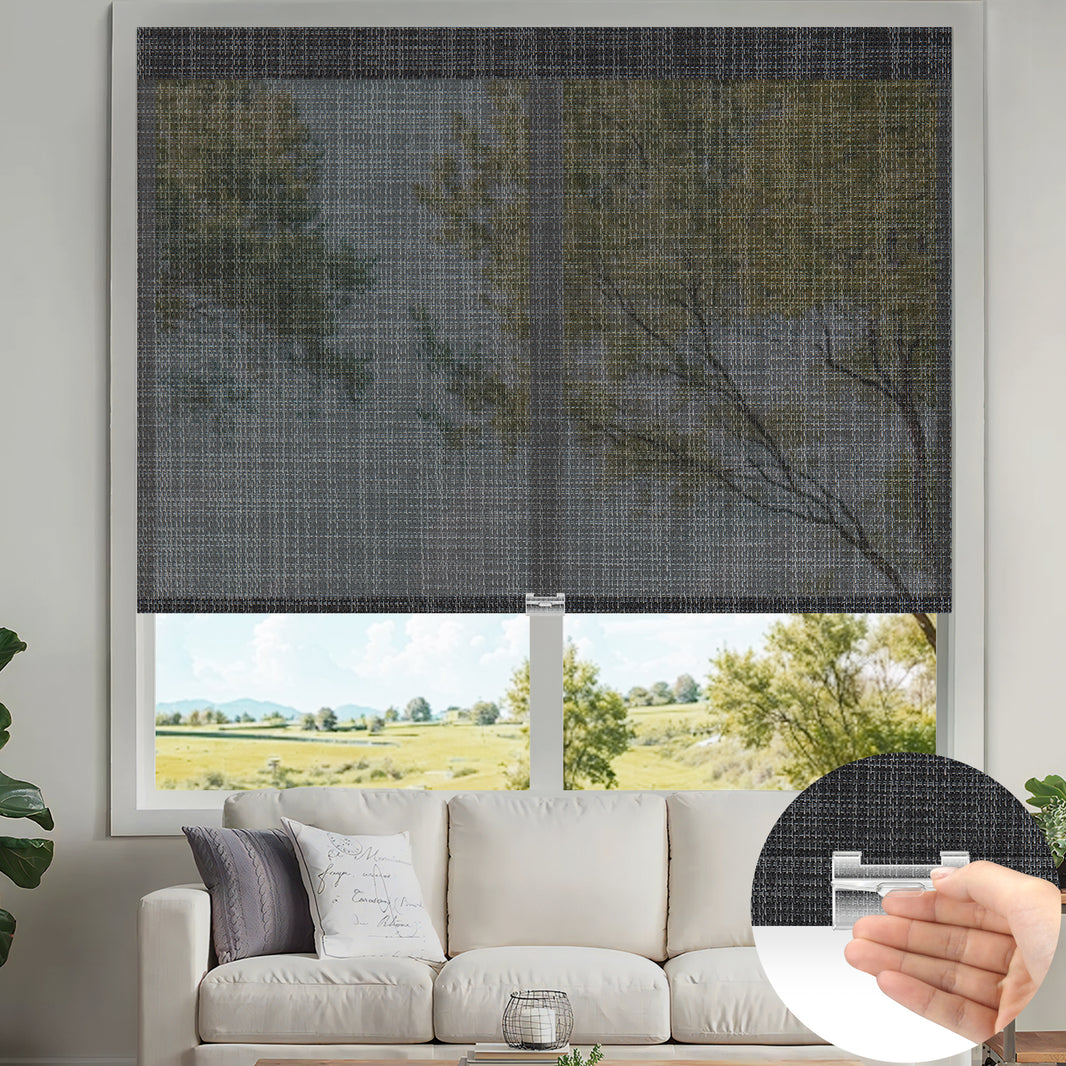 Kincmo Cordless UV Protection Solar Shades 0%/1%/3%/5% Openness