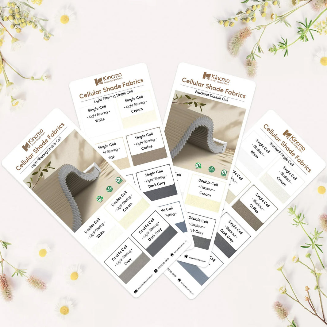 Kincmo Cellular Shade Fabric Swatches