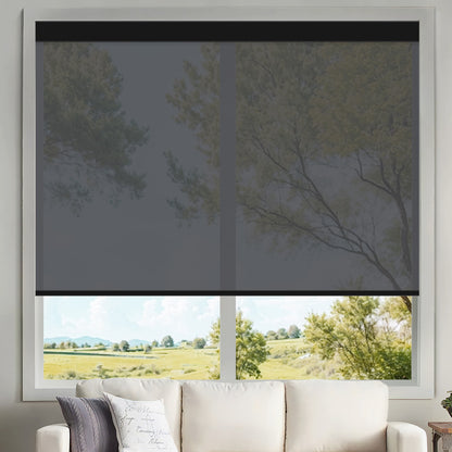 Kincmo Motorized UV Protection Solar Shades 1%/3%/5% Openness