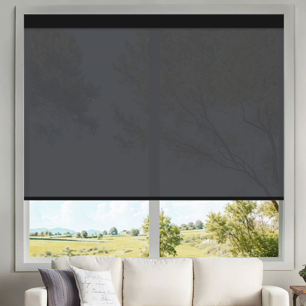 Kincmo Motorized UV Protection Solar Shades 1%/3%/5% Openness