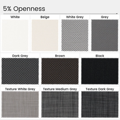 Kincmo Motorized Outdoor Shades 1%/3%/5% Openness