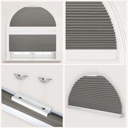 Kincmo Motorized Arched Cellular Shades