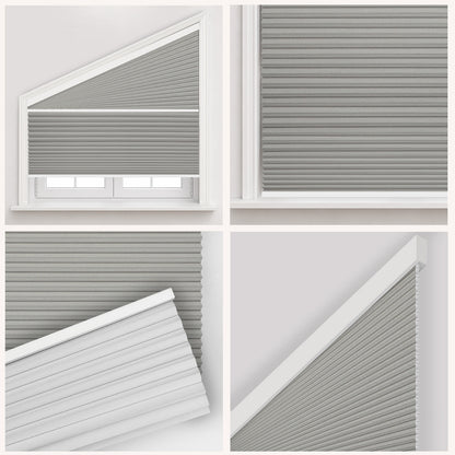Kincmo Motorized Trapezoid Cellular Shades