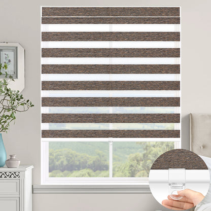 Kincmo Cordless Zebra Shades 60%/75% Blackout - Monet