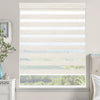 Kincmo Motorized Zebra Shades 60%/75% Blackout - Monet