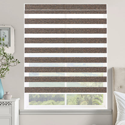 Kincmo Motorized Zebra Shades 60%/75% Blackout - Monet