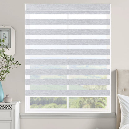 Kincmo Motorized Zebra Shades 60%/75% Blackout - Monet